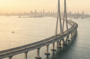 The Atal Setu sea link across Mumbai harbour, illustrative