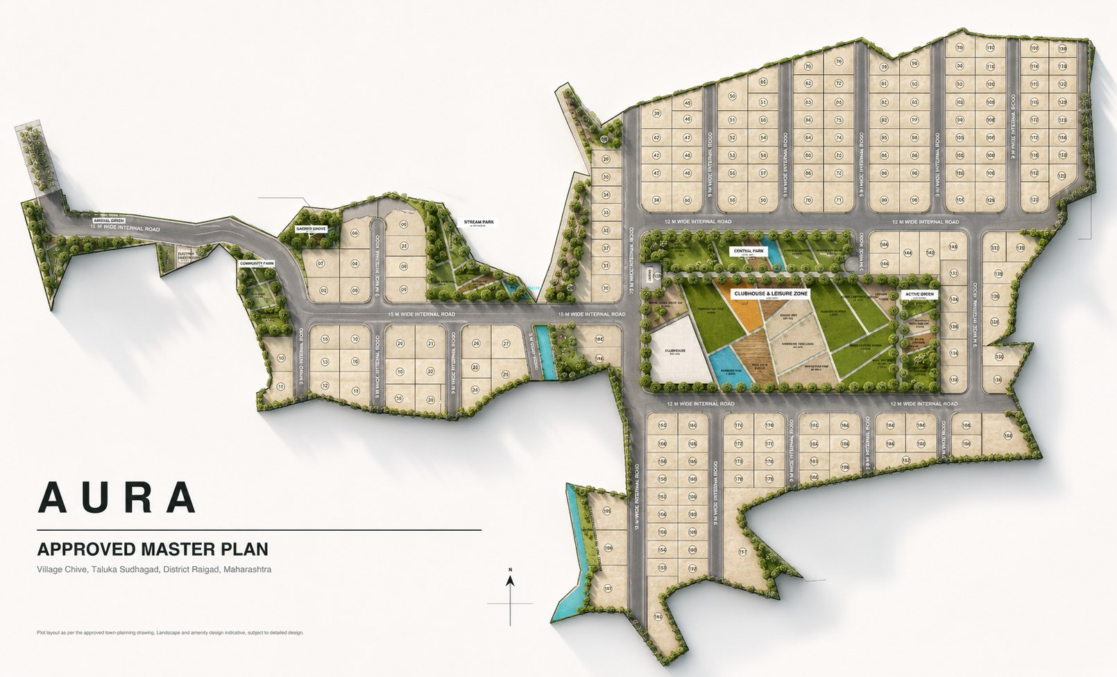 AURA — approved sales layout, Phase 1